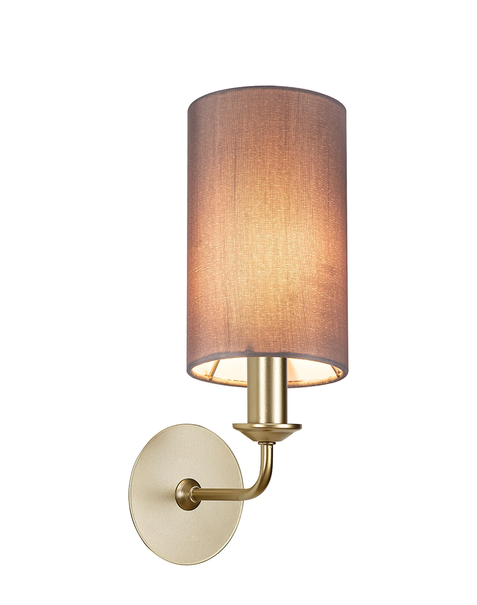 DK0946  Banyan Wall Lamp 1 Light Champagne Gold; Grey